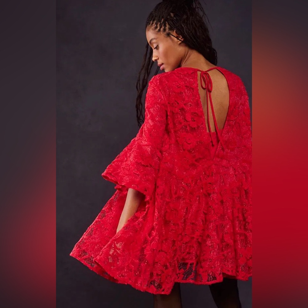 Free People Le Fleur Mini NWOT Red Size XS